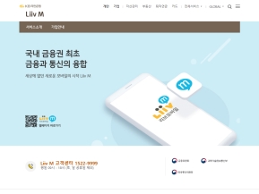 KB국민은행 Liiv M 인증 화면